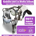 Palestra sobre Feminismo e Veganismo em São José dos Campos | 02/11