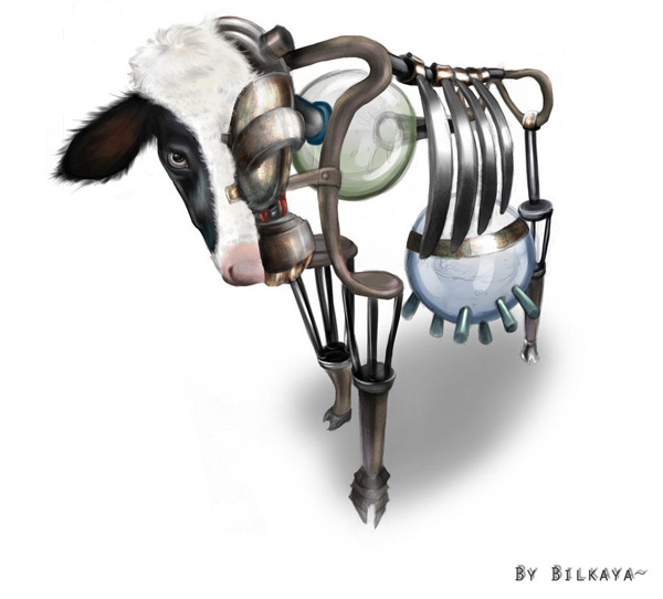 Sarau-Mostra-Arte-Direitos-Animais-Vaca-Máquina-de-leite-Veganismo